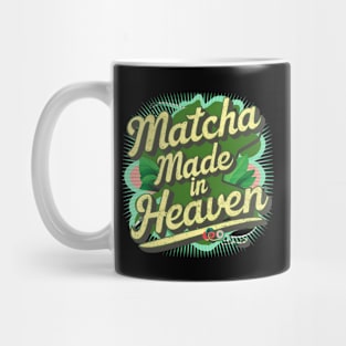 "Matcha Made In Heaven", retro design Mug